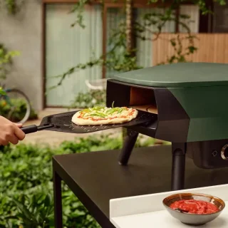 Witt Etna Rotante control 16" pizzaoven gas mat groen