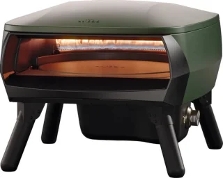 Witt Etna Rotante control 16" pizzaoven gas mat groen