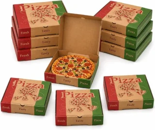 10 stuks 18 cm wegwerp pizzadozen