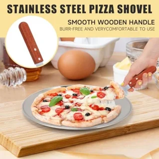 12-delige pizzaset met pan en serveerset