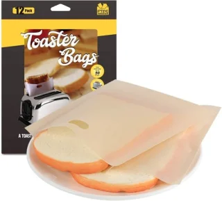 12 herbruikbare toasterzakken voor sandwiches en pizza's