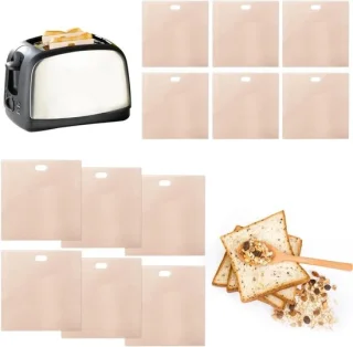 12 Stuks Herbruikbare Toasterzakjes