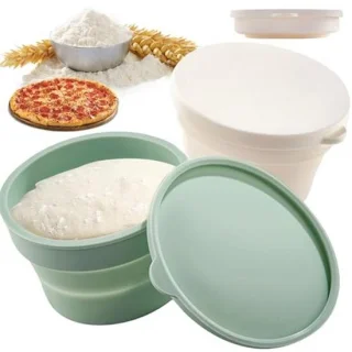 2-Piece Silicone Pizza Dough Box Set