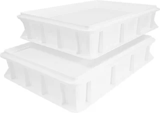 2x Pizzadeegbox 40x30x7,5 cm