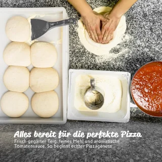 2x Pizzadeegbox Deegbak 40x30x7,5 cm