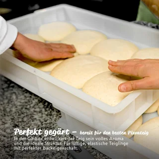 2x Pizzadeegbox Deegbak 40x30x7,5 cm