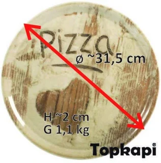 3-delige pizzabordset Ø 31,5 cm