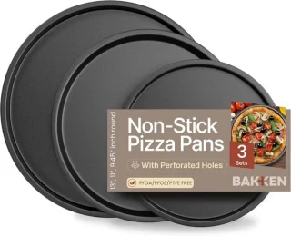 3-delige set ronde pizzaplaten