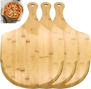 3-pack 30,5 cm bamboe pizzaschep
