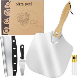 5-in-1 pizza oven accessoire set van RVS