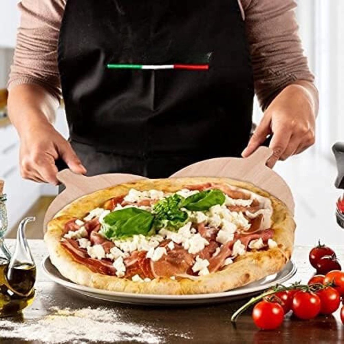 909 Pizzaoven met Vuurvaste Steenplaat en Timer