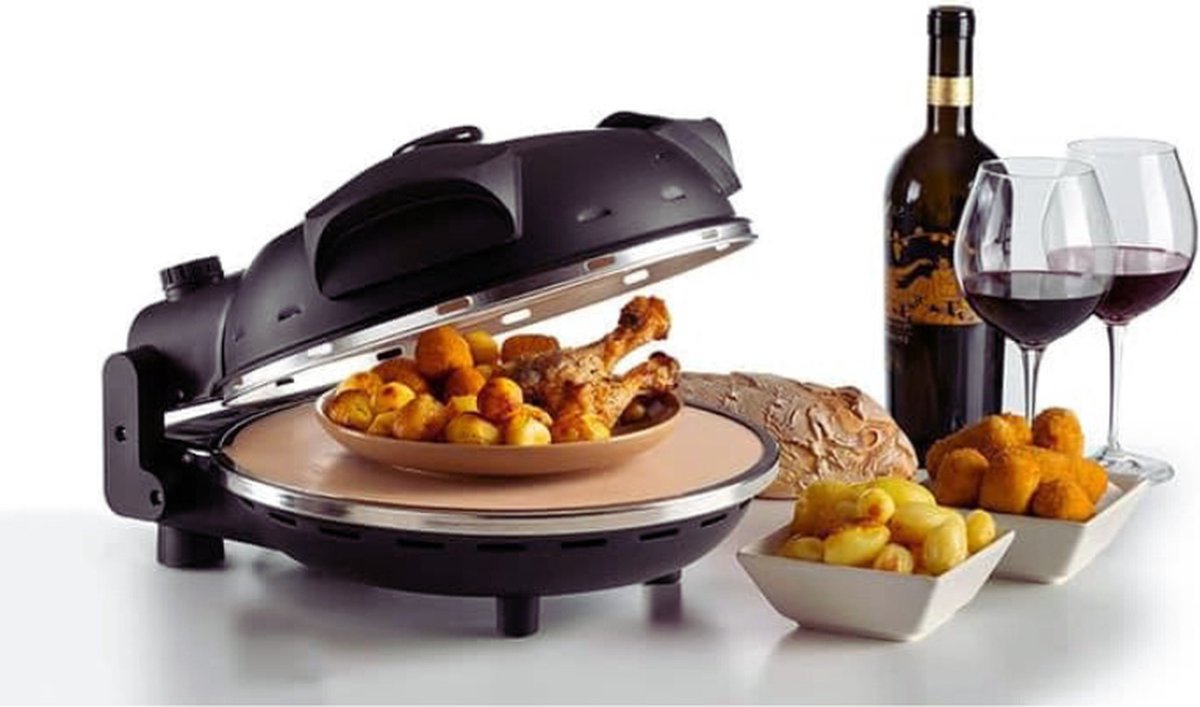 917 Pizzaoven Zwart 1200W 400°C