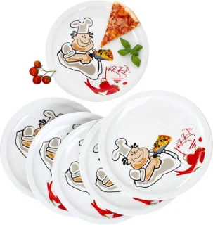 Alberto Pizza borden set van 6
