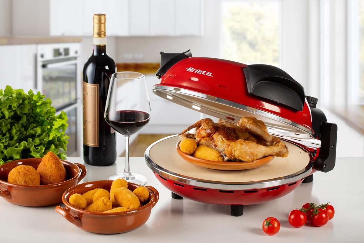 Ariete 0917/00 Pizzaoven Rood 32 cm