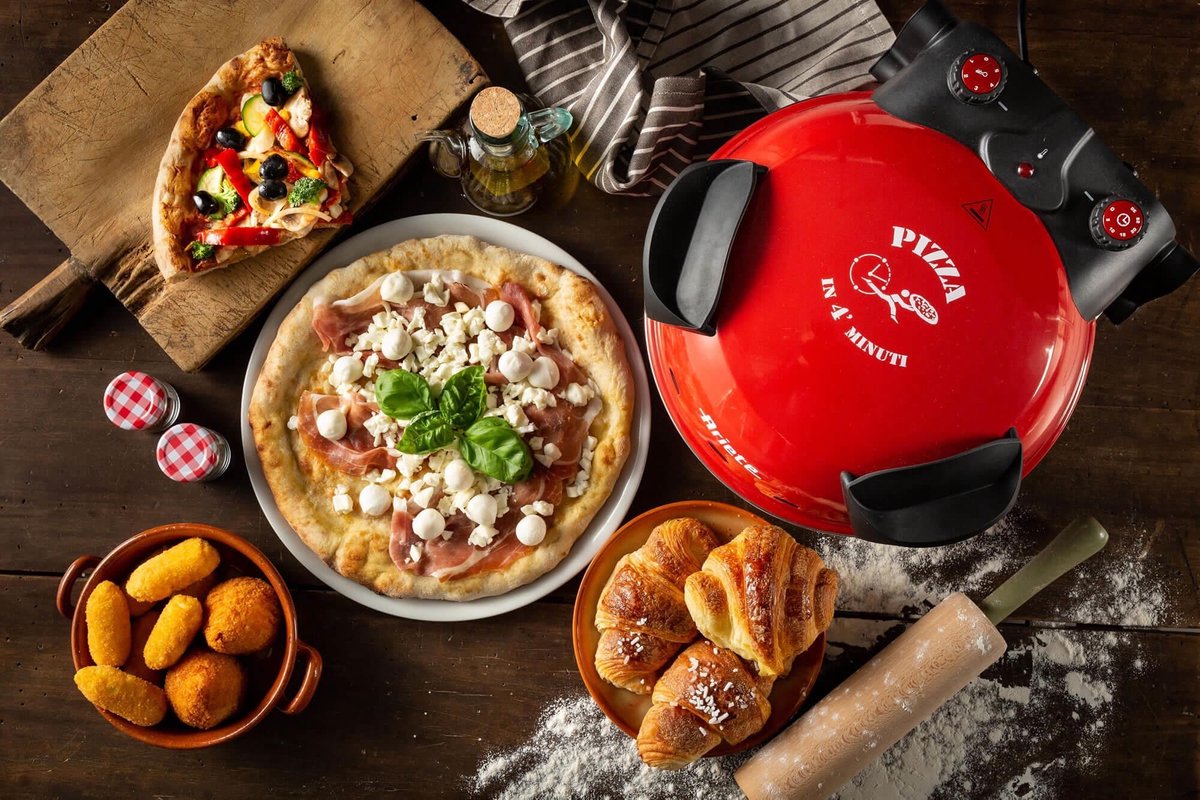 Ariete 0917/00 Pizzaoven Rood 32 cm