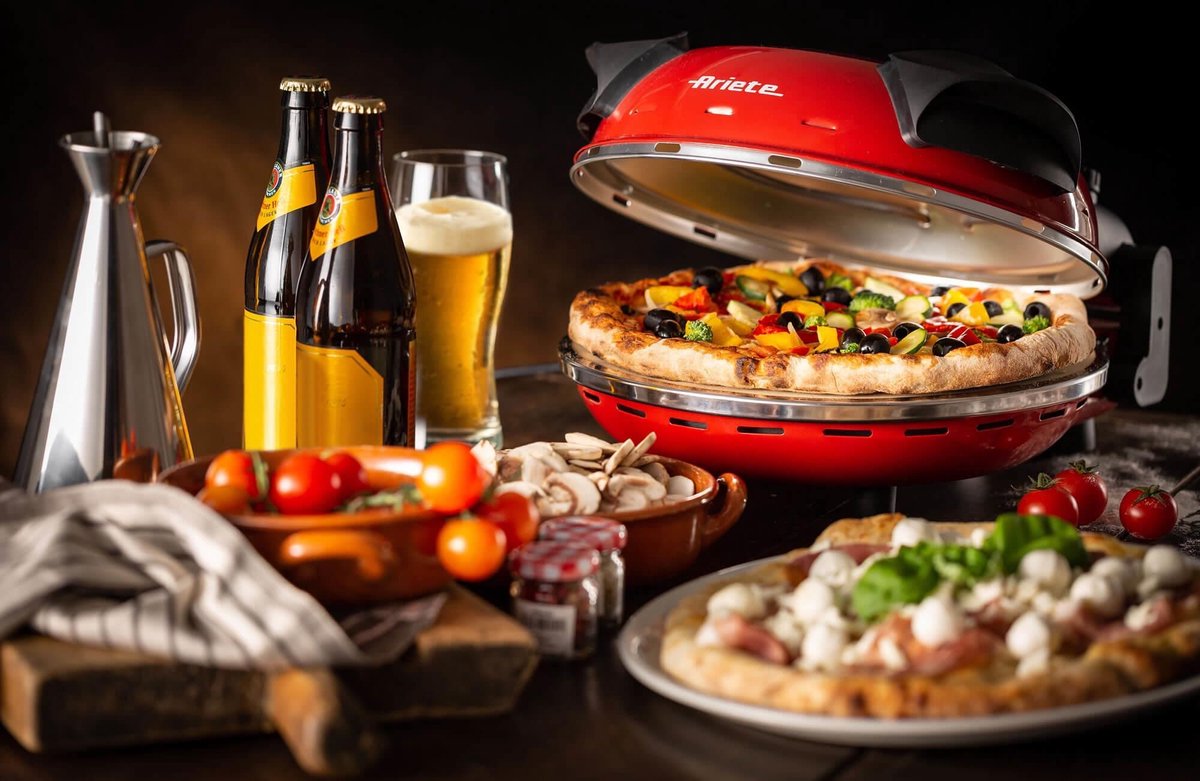 Ariete 0917/00 Pizzaoven Rood 32 cm