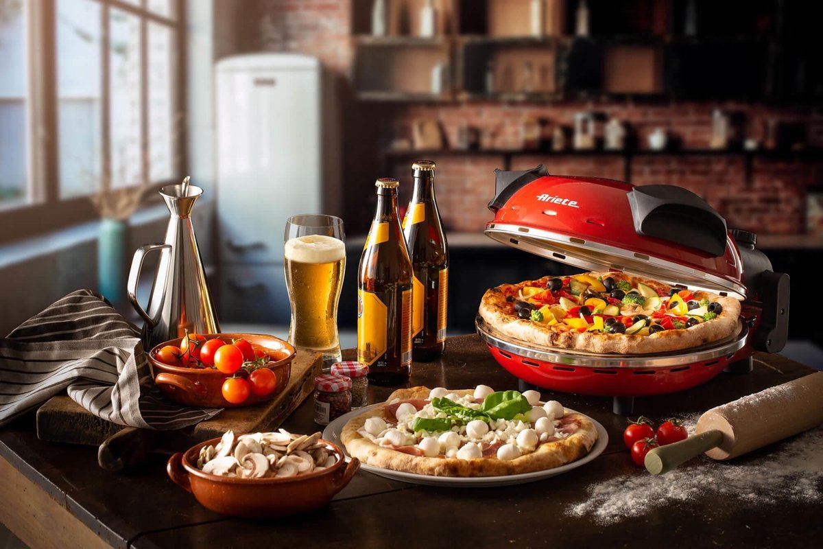 Ariete 0917/00 Pizzaoven Rood 32 cm
