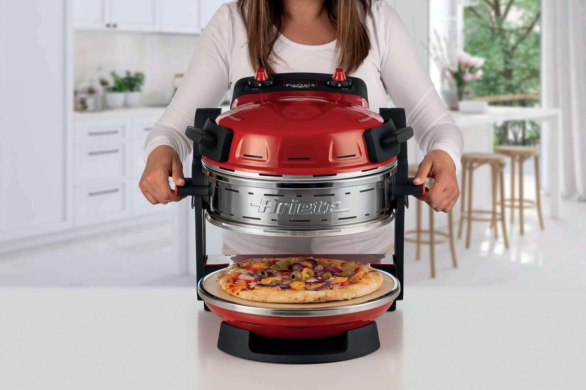 Ariete Pizzeria Dubbele Pizzaoven Rood