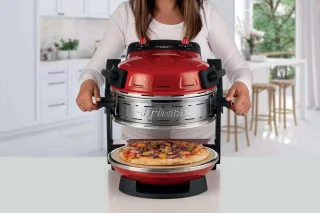 Ariete Pizzeria Dubbele Pizzaoven Rood