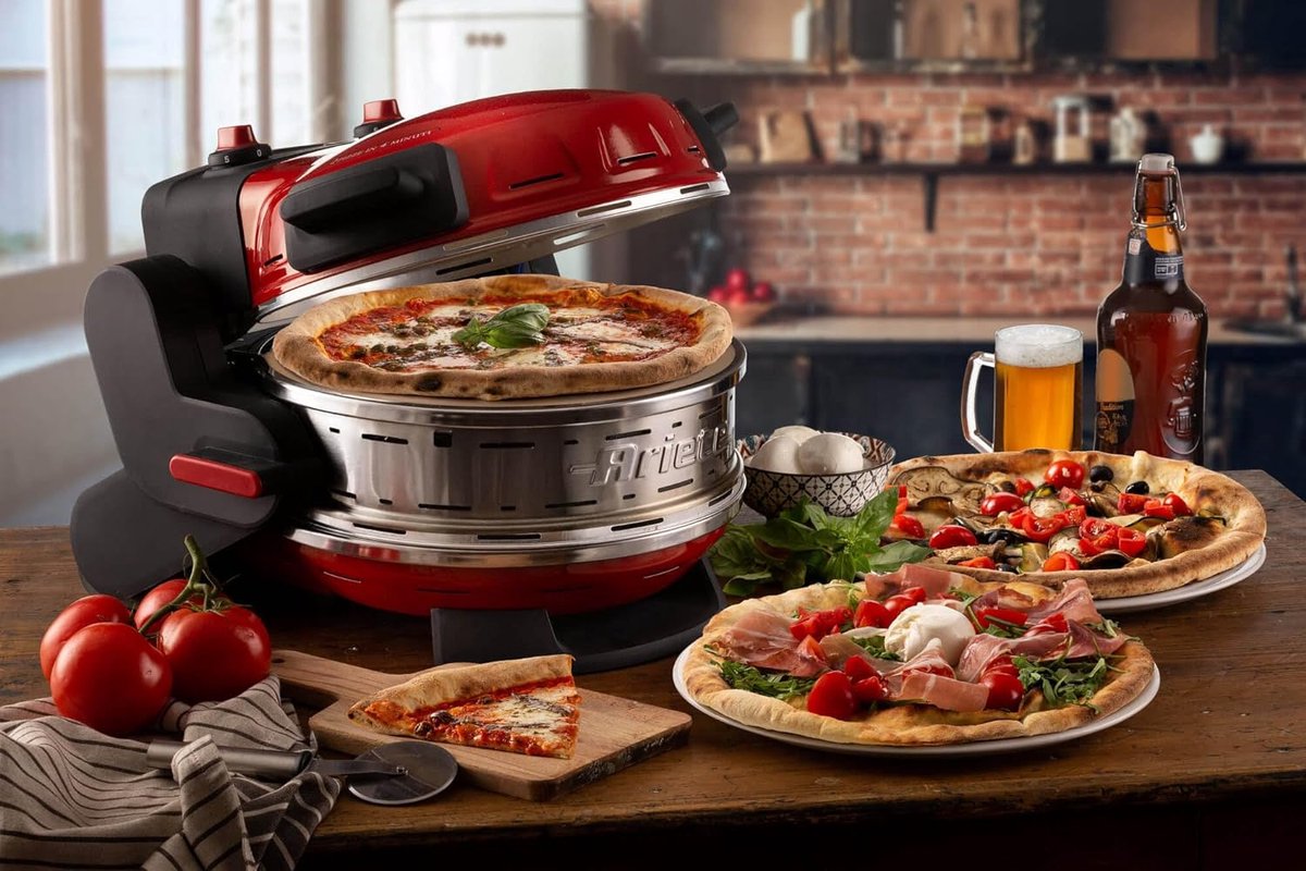 Ariete Pizzeria Dubbele Pizzaoven Rood