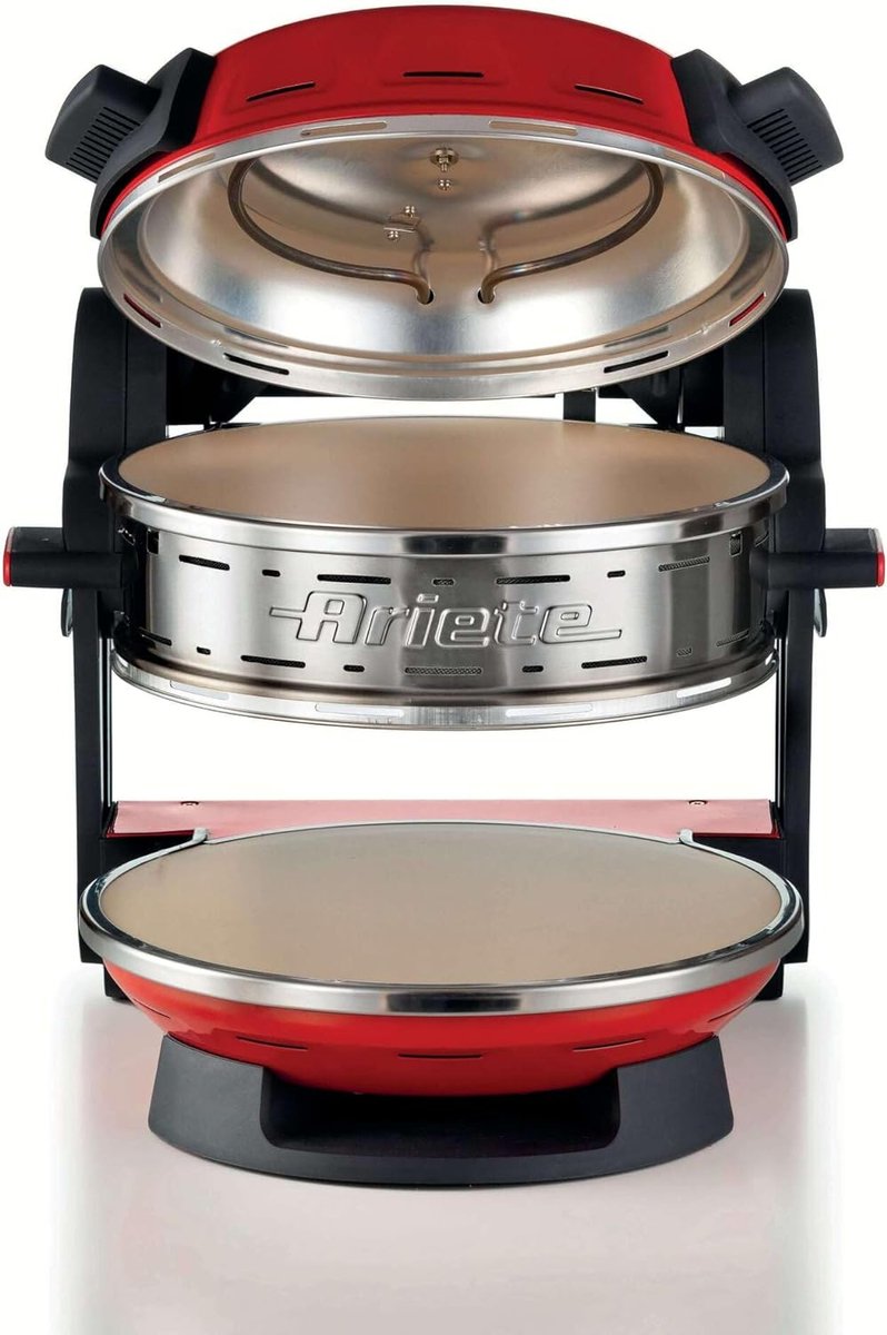 Ariete Pizzeria Dubbele Pizzaoven Rood