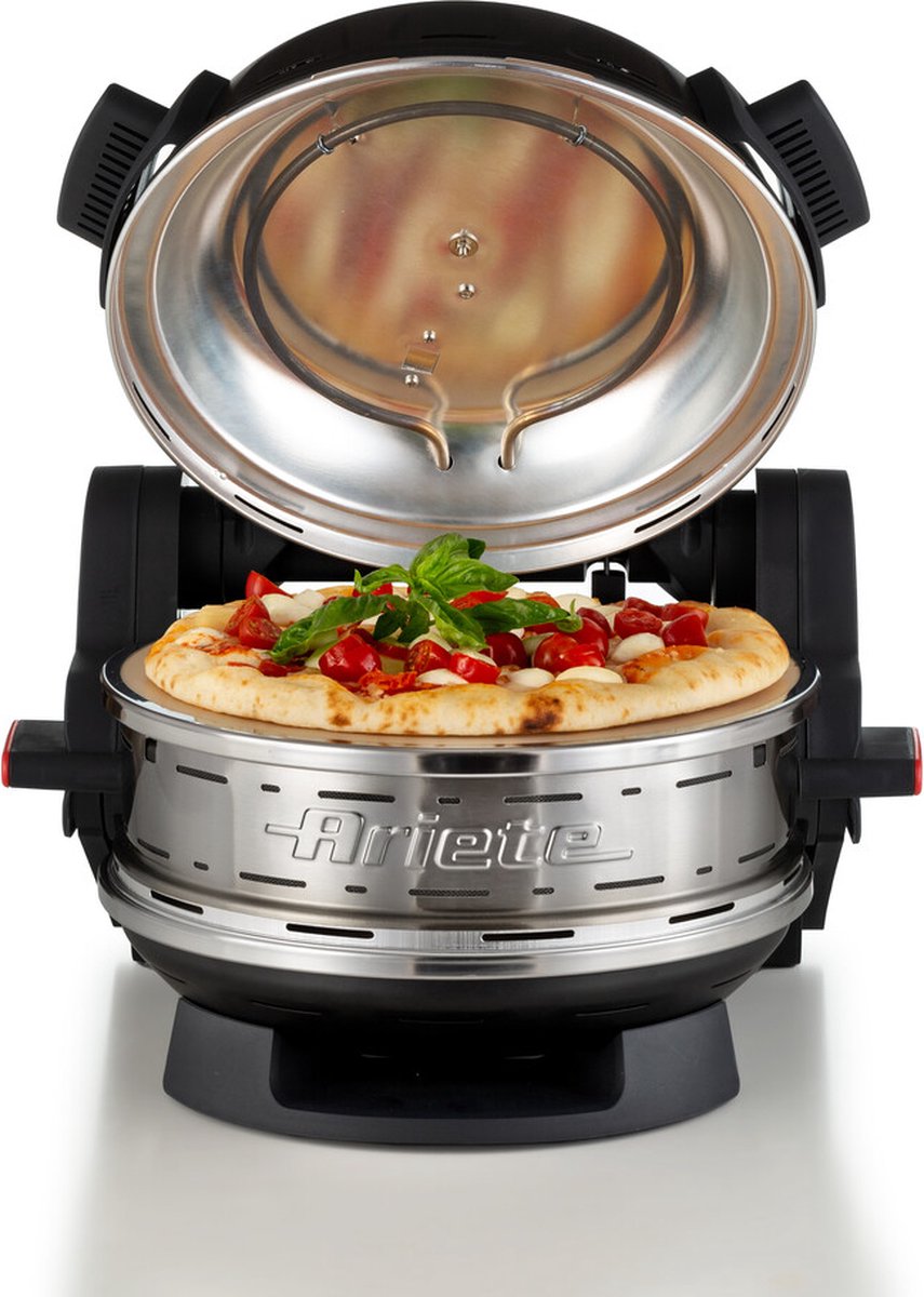 Ariete Pizzeria dubbele pizzaoven zwart