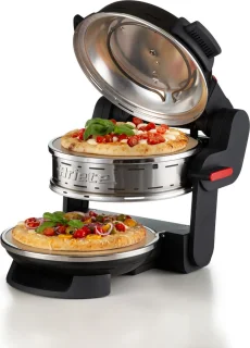 Ariete Pizzeria dubbele pizzaoven zwart