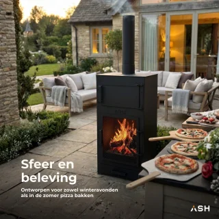De ASH Forno pizza oven voor buiten in één oogopslag