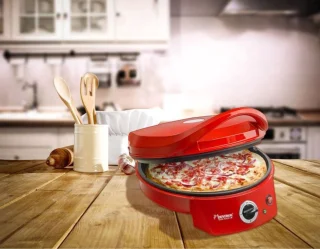 Bestron Pizzaoven 1800W Ø27cm Rood