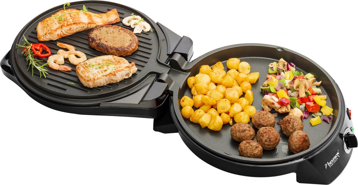 Bestron Pizzaoven 1800W Ø27cm Zwart
