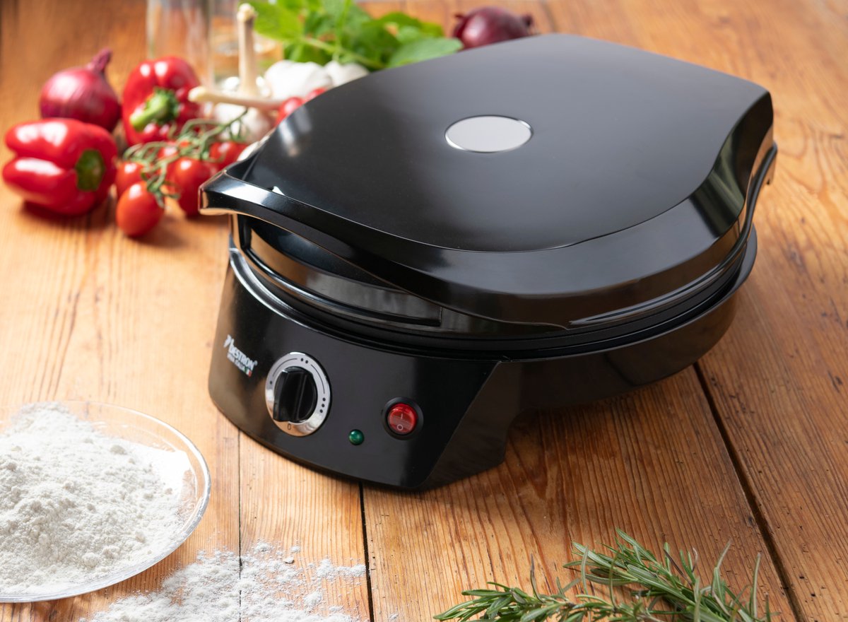 Bestron Pizzaoven 1800W Ø27cm Zwart