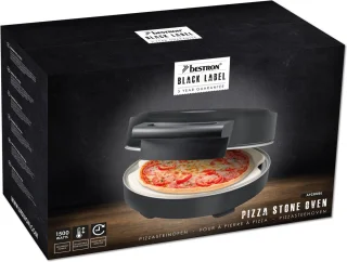 Bestron Turbo Pizzaoven Black Label Matzwart