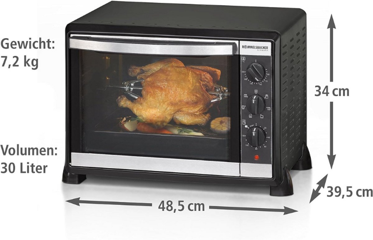 De BG 1550 Back- en Grilloven in één oogopslag