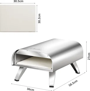 BIGHORN Gas Pizzaoven 30,5 cm