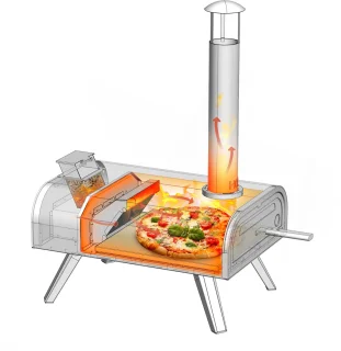 BIGHORN Pizza Pellet Oven 16 inch