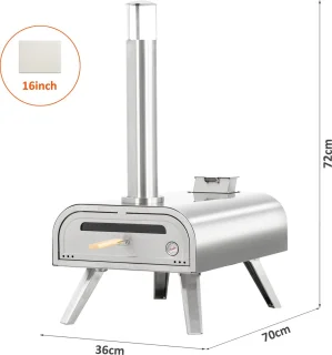 BIGHORN Pizza Pellet Oven 16 inch