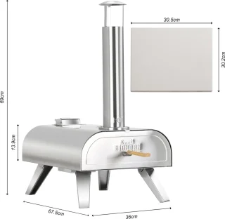 BIGHORN Pizza Pellet Oven