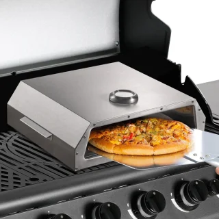 BIGHORN Pizzaoven RVS