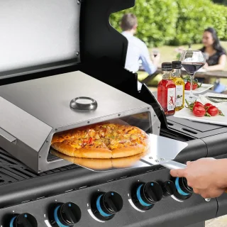 BIGHORN Pizzaoven RVS