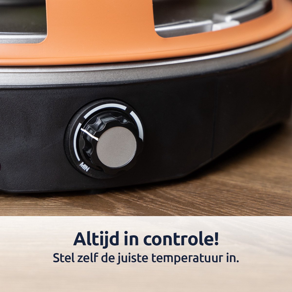 BluMill 2-in-1 Pizza Oven en Gourmetstel 1200W 6 Persoons