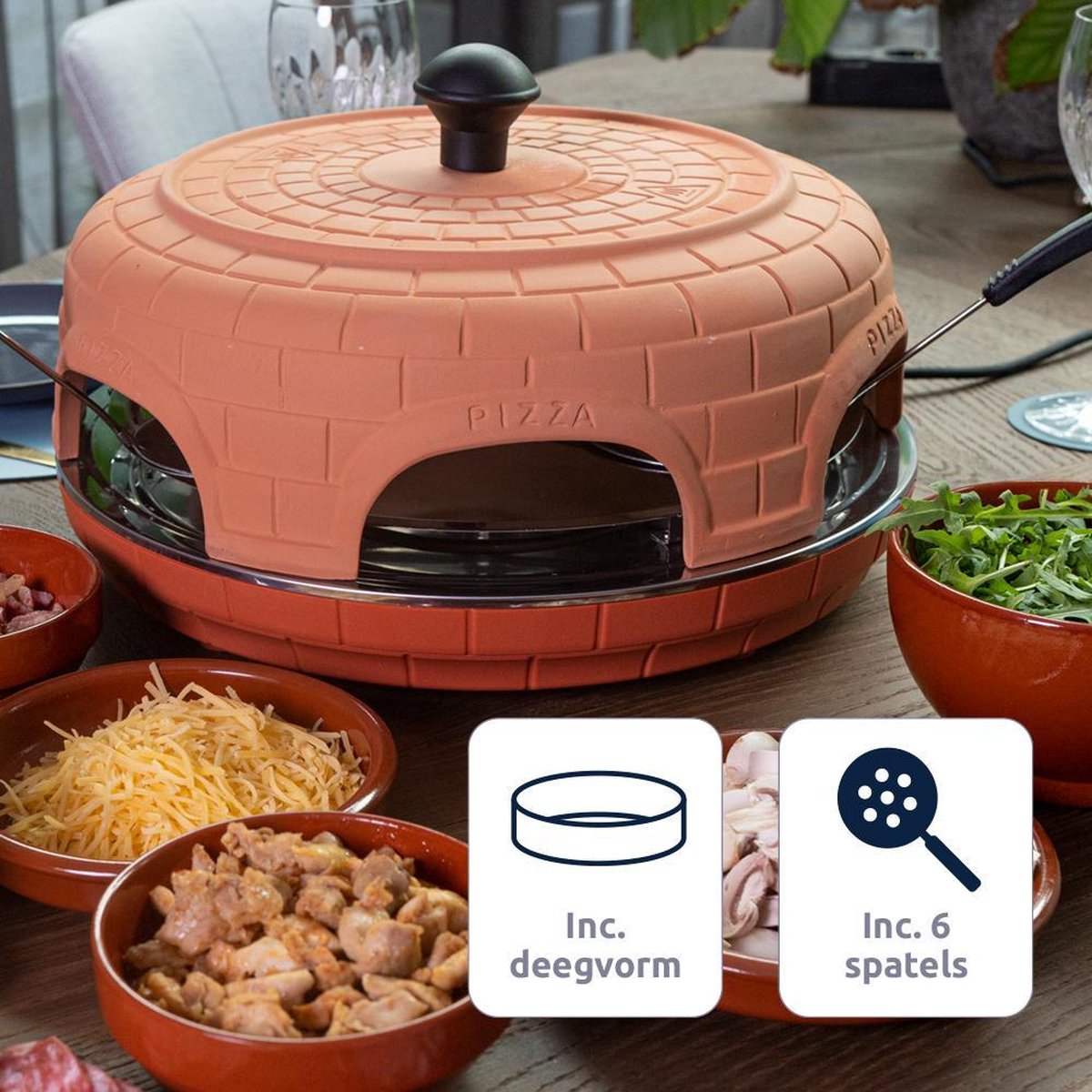 Wat vinden we goed aan de BluMill Pizza Oven 6 Personen Pizzamaker