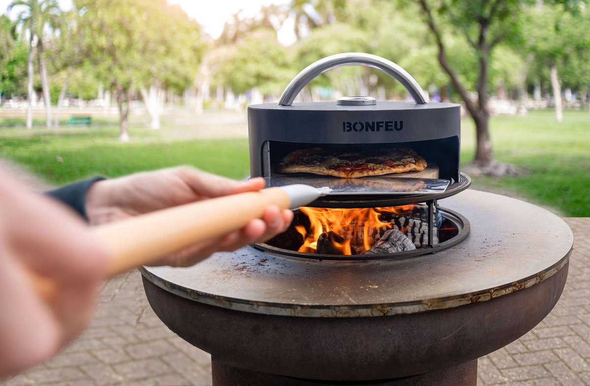 BonFeu BonBiza & BonPlacha Houtgestookte Pizzaoven 42x42x15cm