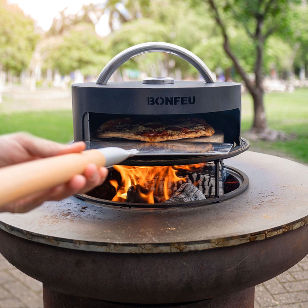 BonFeu BonBiza & BonPlacha Houtgestookte Pizzaoven 42x42x15cm
