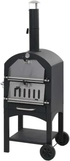 Buiten houtskool oven
