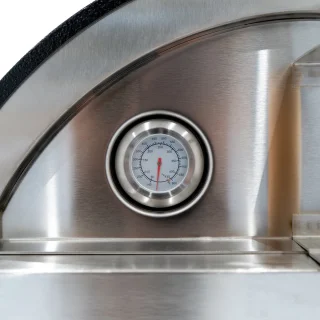 Buitentafelpizzaoven 35 cm Extra Large Roestvrij Staal