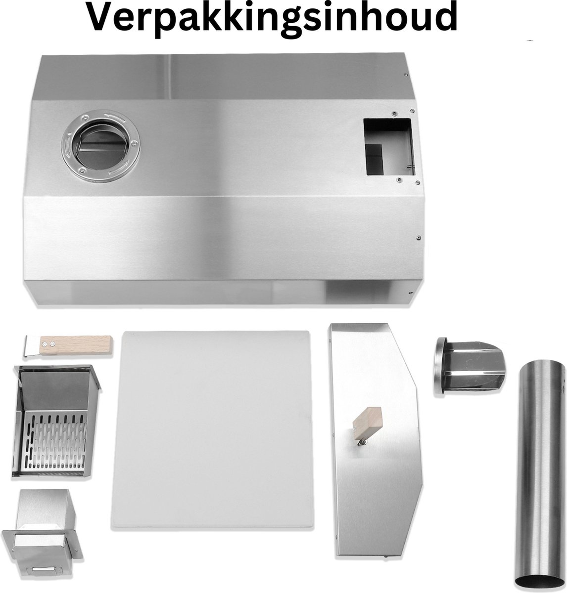 Burnic Bari houtpellet pizzaoven ø 30 cm draagbaar