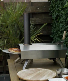 Burnic Bari houtpellet pizzaoven ø 30 cm draagbaar