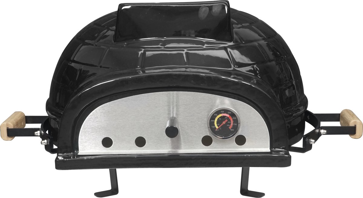 Burnit 21" Keramische Pizza Oven Tafelmodel Hout