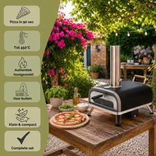 Wat vinden we goed aan de Caryota pellet pizza oven - buitenoven bbq en grill