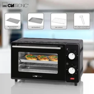 Clatronic MB 3746 Minioven 8L Zwart